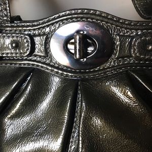 Gift for MOM! COACH BAGS!! BEAUTIFUL SATIN OLIVE GREY BAGS!!